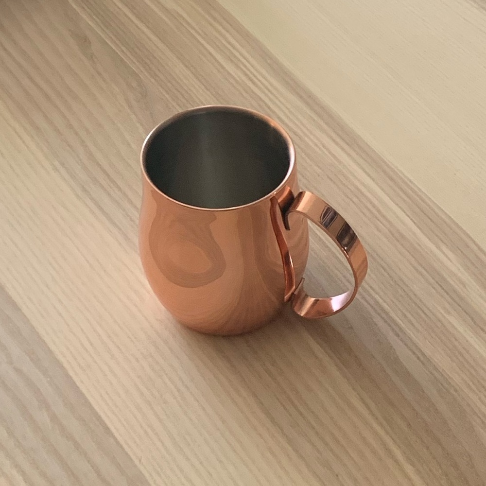 Copper Moscow Mule Mugs - Set of Two - Picture 2 of 3